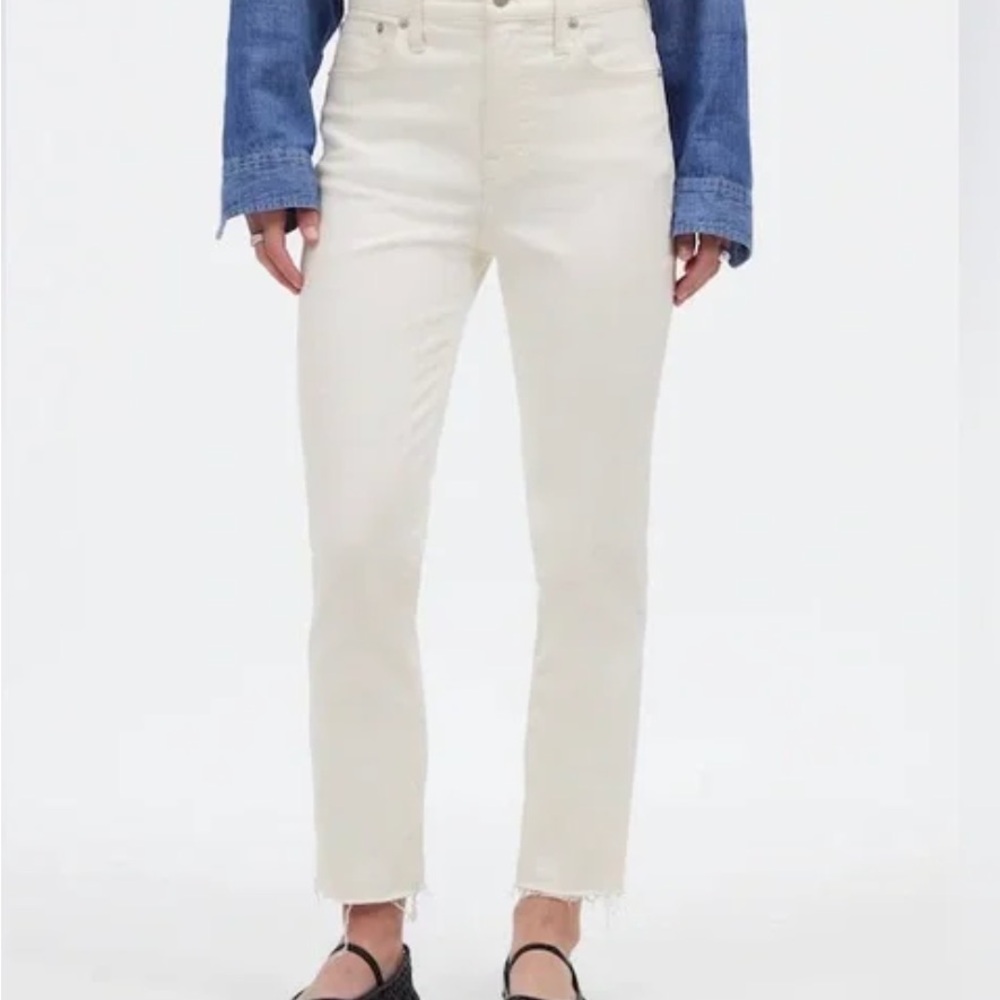 Madewell The Perfect Vintage Jean in White size 29T